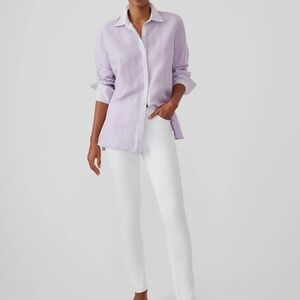 J. McLaughlin White Lexi Pant NWT